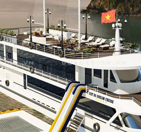 Thiết Kế Du Thuyền 99 Khách CAT BA DREAM CRUISE  