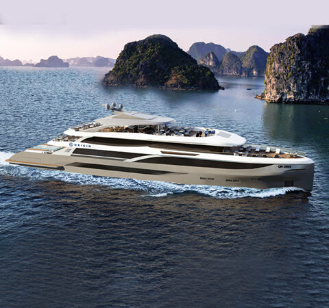 Thiết Kế Du Thuyền Nhà Hàng 300 khách – Origrin Cruise Hạ Long